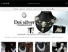 Tablet Screenshot of doisilver-factory.com